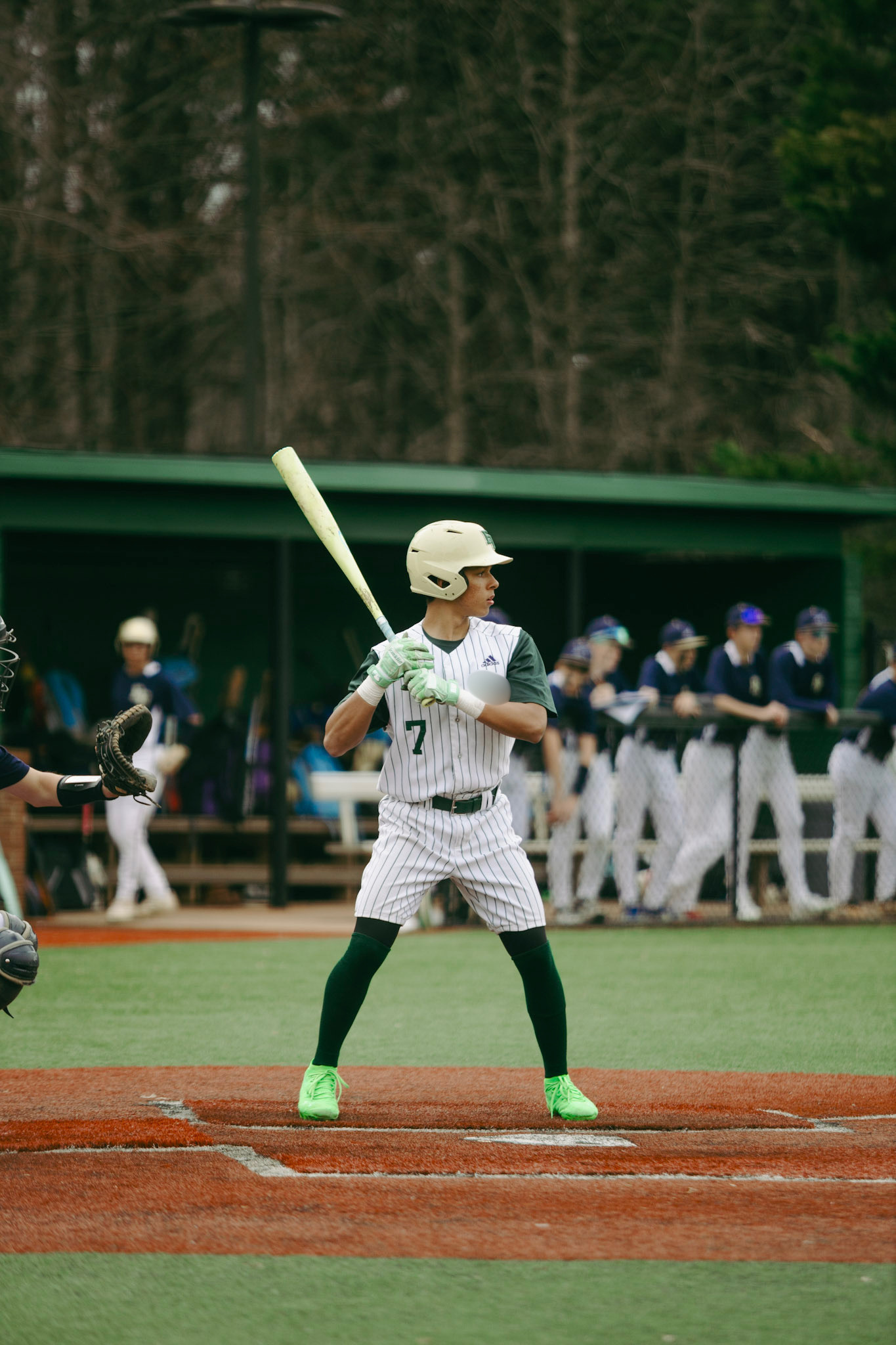 Jacob Fowlkes playing baseball